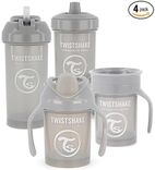 4-tlg. Twistshake Baby Trinkbecher-Set, auslaufsicher, BPA-freier, 4m+, Grau für 9,90€ inkl. Prime Versand (statt 14€)
