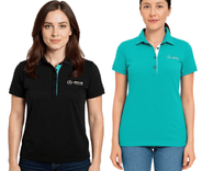 3x Mercedes-Benz AMG Petronas F1 MAPF1 Polo Damen Baumwoll-Shirt Türkis-Grün oder Schwarz für 29,97€ inkl. Versand (statt 39€)