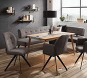 Zandiara Esstisch Rita Eichefarben Wildeiche (ca. 140 x 90 x 75 cm) für 209,25€ bei Abholung (statt 300€) - 258,25€ inkl. Versand

