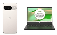 Hot! Google Pixel 9 128 GB Pocelain + Acer Chromebook 314 für 502,16€ inkl. Versand (statt 648€)
