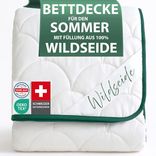 Welldora Sommerdecke 135x200 leicht, Füllung 100% kühlende Wildseide, Oeko-Tex Zert. in der Schweiz, Fachärztl. geprüft für Allergiker für 67,99€ inkl. Versand (statt 80€)
