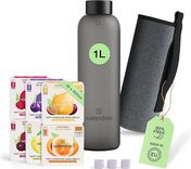 waterdrop Flasche aus Glas 1 Liter inkl. 18 zuckerfreie Drops für 33,91€ inkl. Prime Versand (statt 40€)