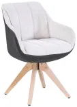 Bessagi Home Armlehnstuhl Relax in Dunkelgrau/Beige für 109,85€ inkl. Versand (statt 139€)