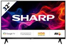 Sharp 32GF2265E - 32" Android Smart TV mit Chromecast (HD Ready, HDR10, Google Assistant, Triple Tuner, Bluetooth/WLAN, EEK E) für 134,99€ (statt 166€)