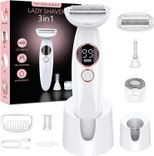 Houpoo Damen 3-in-1 Rasierer (IPX7, USB-Aufladung) für 16,81€ inkl. Prime Versand (statt 28€)