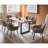 Novel Armlehnstuhl in Eisen Webstoff (in verschiedenen Farben) für 35,89€ inkl. Versand (statt 97€)