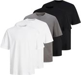 5er Pack Jack & Jones Male T-Shirts (Einfarbig, Rundhals) für 27,96€ inkl. Prime Versand (statt 34€)