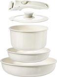 5teilig GiPP Keramik Topf- und Pfannenset in Weiß für 33,99€ inkl. Prime Versand (statt 40€)