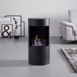 Bessagi Home Ethanolkamin Jonas Schwarz Metall/Glas Freistehend für 215,25€ inkl. Versand (statt 300€)

