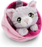 NICI Little Paws Kuscheltier Katze grau getigert im pinken Körbchen 12cm (61331) für 11,62€ inkl. Prime Versand (statt 17€)
