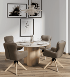 Bessagi Home Armlehnstuhl Neelia Webstoff - Drehbar & Gepolstert für 102,19€ inkl. Versand (statt 130€)