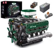 Mould King 10182 V8 Tank Engine Klemmbaustein-Set (2.250 Teile, Technik-Set, Vorwärts- und Rückwärtsgang, Sticker) für 50,94€ (statt 79€)