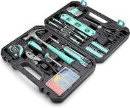 Amazon Basics 142teiliges Haushaltswerkzeugset mit Werkzeugkoffer für 23,15€ inkl. Prime Versand (statt 27€)