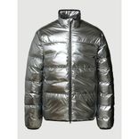 EA7 Emporio Armani Steppjacke mit Stehkragen in Silber für 99,99€ inkl. Versand (statt 110€)