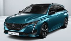 Gebrauchtwagen Privatleasing: Peugeot 308 SW GT Mild-Hybrid mit 145PS für 209,61€ mtl. (GLF: 0.54, 5.000km, 36 Monate, ÜF: 1.290€)