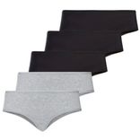 5er-Set esmara® Damen Hipster, mit Baumwolle in verschiedenen Farben für je 10,94€ inkl. Versand (statt 15€) 