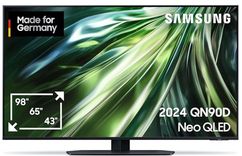 Samsung Neo QLED 4K QN90D Fernseher (50 Zoll, Neural Quantum 4K AI Gen2 Prozessor, Mini LED TV, AI Upscaling, Dolby Atmos, Gaming Hub) für 799€ inkl. Prime (statt 920€)