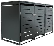Juskys Metall-Mülltonnenbox Arel (3x120L, abschließbar) für 390,94€ inkl. Versand (statt 597€)