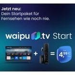 waipu.tv Start Jahrespaket inklusive waipu.tv Stick (2. Generation) für 4,99€ mtl. (statt 9,99€)