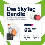 4 SkyTags, Powerbank und TSA Lock (5€) + freenet (Telekom) Allnet- und SMS-Flat mit 30GB 5G für 11,99€ mtl.
