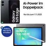 Samsung Galaxy S25 Edge 12/256GB für 619,90€ inkl. Versand (statt 729€) + Galaxy Tab S10 FE gratis!