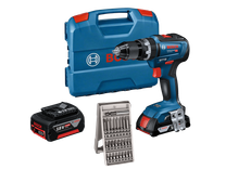 Bosch GSB 18V-55 BL Akku-Schlagbohrschrauber mit Bitset & Akkus für 175,90€ inkl. Versand (statt 240€)