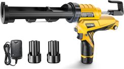 TaskStar Akku Kartuschenpresse mit LED Beleuchtung (12V, 2 x 2,0AH Akku) für 65,99€ inkl. Versand (statt 120€)