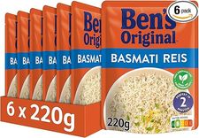 6x220g Ben's Original™ Express Basmatireis für 7,19€ inkl. Prime Versand (statt 14€)