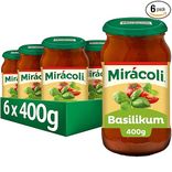 6 x 400g Mirácoli Pasta Sauce Basilikum für 9,17€ inkl. Prime Versand (statt 16€)