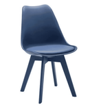 Bessagi Stuhl Mia Blau Lederlook gepolstert für 20,95€ inkl. Versand (statt 44€)