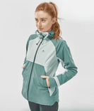 Quechua Wanderjacke Damen wasserdicht Bergwandern (MH500 grün) für 54,98€ inkl. Versand (statt 99€)