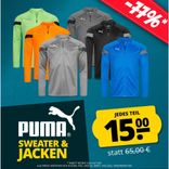 Puma teamFINAL Herren Trainingsjacke (vers. Farben) ab 13,80€ inkl. Versand (statt 25€)