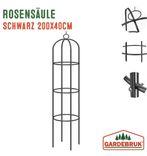2er Set Gardebruk Rosensäule in Schwarz (200x40cm) für 26,95€ inkl. Versand (statt 47€)