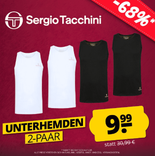 2er-Pack Sergio Tacchini Herren Unterhemden Tank Top (Schwarz oder Weiß) für 14,94€ inkl. Versand (statt 20€)