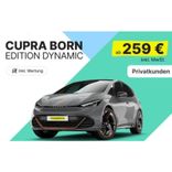 Privatleasing: Cupra Born Edition Dynamic mit 231 PS (inkl. Wartung) für 259€ mtl. (ÜF: 1590€, 24 Monate, 10.000 km, LF: 0,59, GF: 0,74)