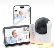 Paris Rhône Babyphone mit Kamera & App (2K, RGB Nachtlicht, Temperatur- & Feuchtigkeitsmessung) für 84,99€ inkl. Versand (statt 170€)