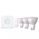 Philips Hue White & Col. Amb. GU10 Dreierpack inkl. Bridge Starter  + Dimmer für 111,11€ inkl. Versand (statt 180€)