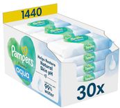 Pampers Harmonie Aqua Baby Feuchttücher Box (1440 Tücher) für 38,32€ inkl. Prime Versand (statt 48€)