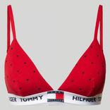 Tommy Hilfiger BH mit elastischem Label-Bund Modell Tria in Rot für 29,89€ inkl. Versand (statt 40€)