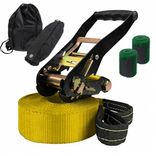 Woooody Slackline Set 15,5 m + Baumschutz und Ratschenschutz für 14,94€ inkl. Versand (statt 20€)
