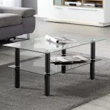 Based Couchtisch Daytona II aus Glas mit Ablagefläche für 39,85€ inkl. Versand (statt 60€) 