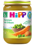 Mengenfehler: HiPP Bio Gemüse Karotten mit Erbsen im 6er Pack (6 x 190 g) für 2,94€ inkl. Prime Versand (statt 7€)