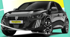 Gewerbeleasing: Peugeot 208 GT Elektro mit 156 PS für 98,31 € netto mtl. (GLF: 0.41, Zulassung + ÜF: 1.494€, 24 Monate, 10.000 km)