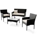 Polyrattan Sitzgruppe Fort Myers in versch. Ausführungen für je 97,99€ inkl. Versand (statt 125€)