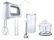 Braun HM 5137 MultiMix 5 Handmixer (750 Watt, Zerkleinerer 0,5 Liter, Mix- und Messbecker 0,6 Liter) für 67,22€ inkl. Versand (statt 76€)