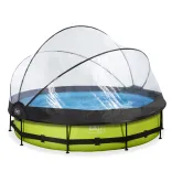 EXIT Lime Pool (360x76cm) mit Abdeckung und Filterpumpe in Grün für 349,99€ inkl. Versand (400€)