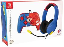 PDP Nintendo Switch Power Pose Mario Wired Headset & Controller Bundle für 29,99€ inkl. Prime Versand (statt 53€)