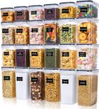 Vtopmart Vorratsdosen Set Schüttdose & Frischhaltedosen (24 Dosen mit 24 Etiketten) für 31,51€ inkl. Versand (statt 48€)