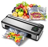 Calmdo Vakuumierer V77 (Automatischer Vakuumierer, LED-Touchscreen, Fleisch, Gemüse und Obst, 120W) für 49,99€ inkl. Versand