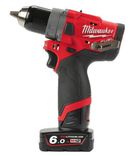 Milwaukee M12FDD-602X - 12 Volt Akku-Bohrschrauber + 2x 6.0 Ah Akkus + Koffer für 205,90€ inkl. Versand (statt 281€)